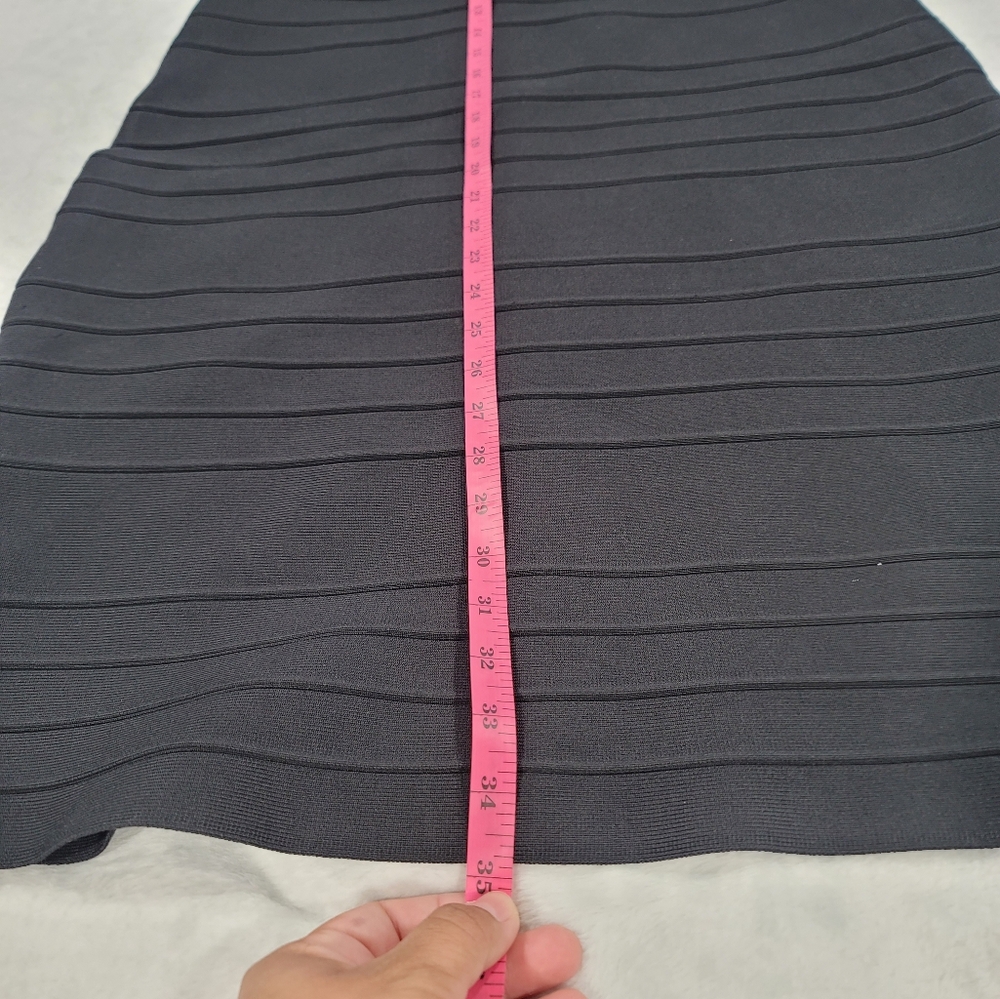midi dress JS collections black fitted bodycon size 12. - Picture 4 of 15